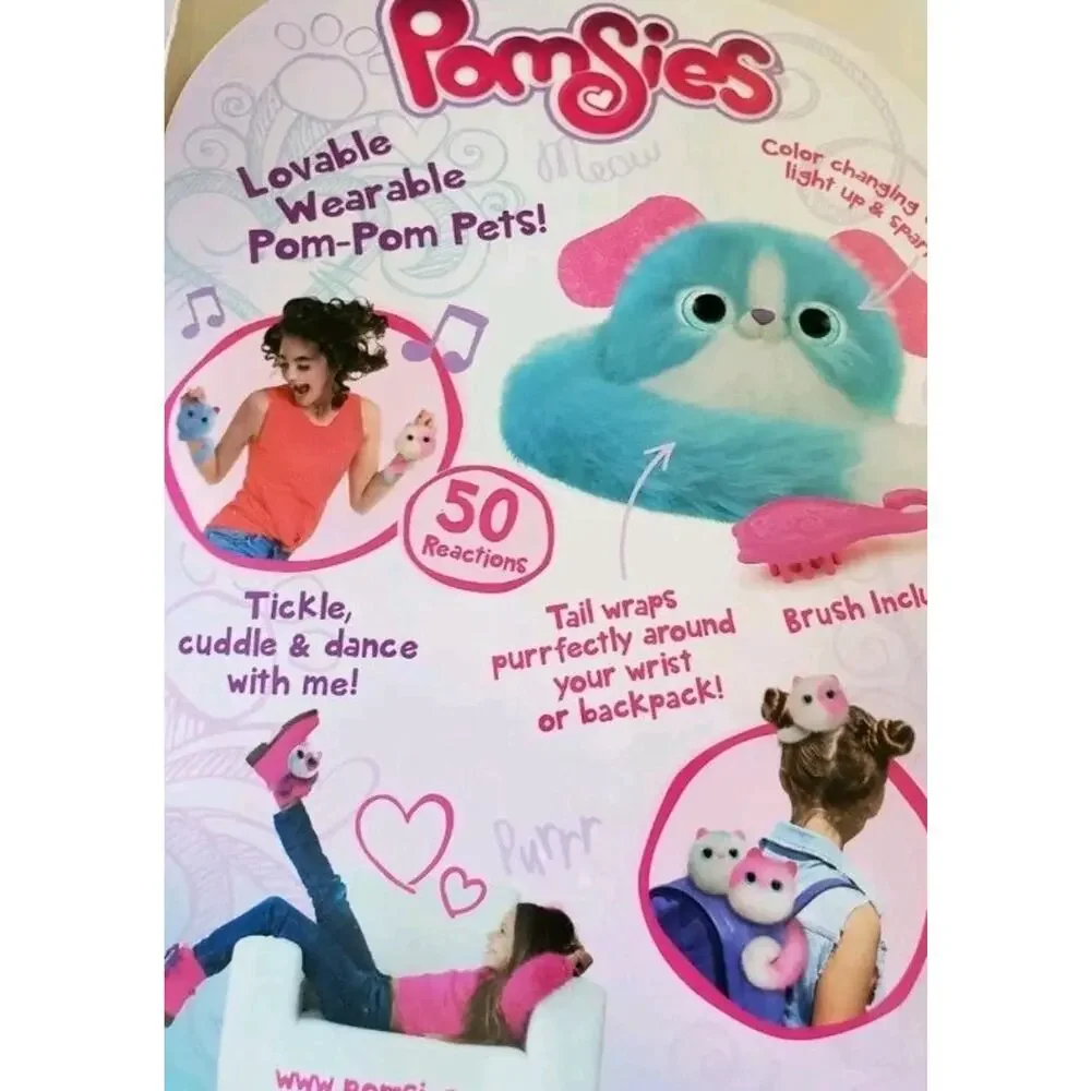 LULU Pomsies Pom Pom Plush Interactive Toy Pet BRAND NEW!